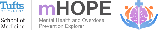 Tufts University mHOPE Mental Health and Overdose Prevention Explorer